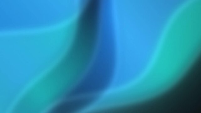 Abstract fluid motion background with vibrant tones of deep blue and cyan color gradients for digital design projects