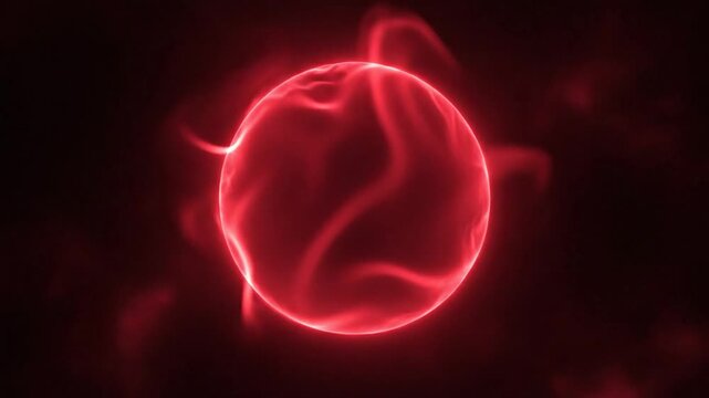 Lone crimson petri dish glows softly against dark background with radiant red video game franchise