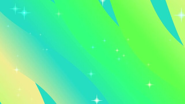 Vibrant Neon Gradient Background with Sparkling Wavy Lines