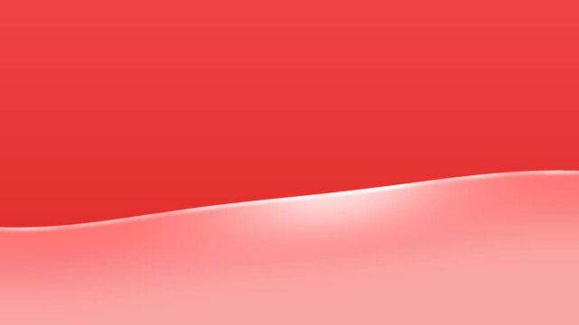 Abstract Red Wave Motion Graphic Background Loop.