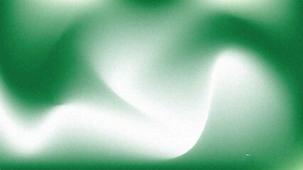 Abstract Green and White Blurred Gradient Background with Soft Light and Shadow