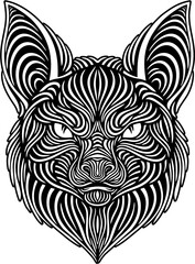 Obraz premium Stylized head illustration