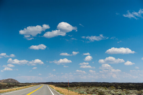 USA, Idaho, Carey.  State Route 26.
