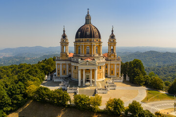 Basilica of Superga dome and terrace - Turin, Italy © demerzel21