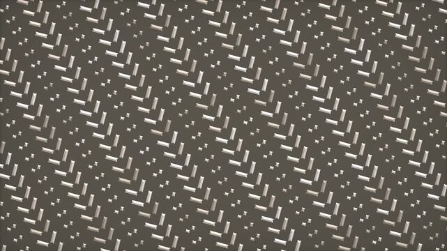 Seamless Looping Animated Herringbone Dashes Pattern Background.