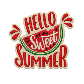 hello sweet summer batch embroidery design