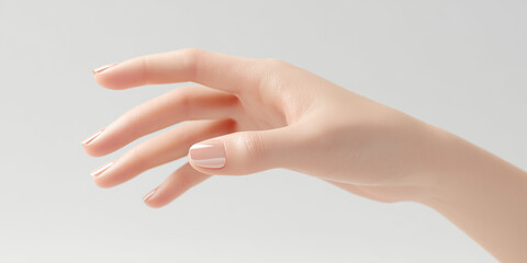 スキンケア・美容コンセプトのエレガントな手元　ハンドケアのイメージ