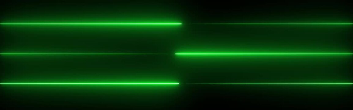 Abstract glowing neon line icon animation . Straight neon line color black background. Abstract neon line icon animation glowing line Light effect icon on black background.