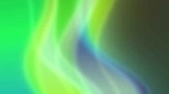 Colorful Abstract Light Flowing Across Scene in Soft Gradient Movement
