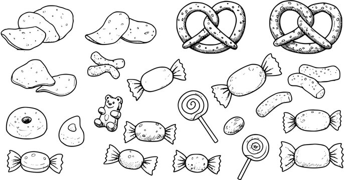 Candy Sketch Images – Browse 111,027 Stock Photos, Vectors, and Video ...