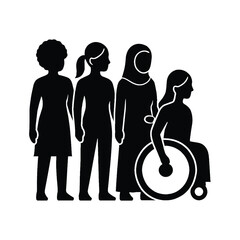 International Women's Day Vector Graphic Featuring Empowered Women and Symbols of Progress