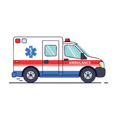 Ambulance Vehicle Illustration
