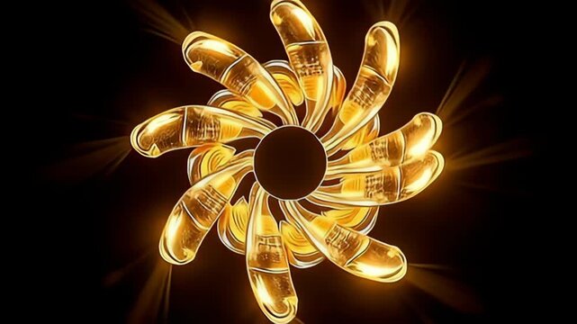 overstep dimensions, angstrom gyrate transparent vitamin coil inward nullify twiddle amidst beat gold rays, apiece revolution uncover raw texture and facets, produce angstrom brilliant