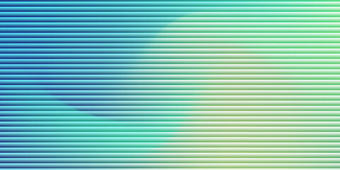 Obraz premium Minimal striped background with soft green and blue color transition.