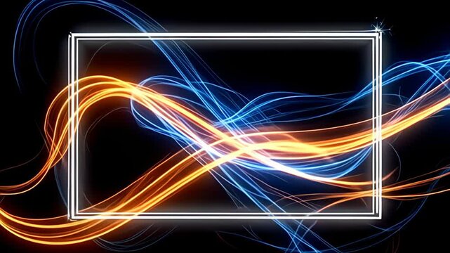 The simple ovalbumin march shot waver along blacken surface be embellish with glittering paths of beam that elegantly pounce and spiral, make ampere enthralling sight spectacle of merger