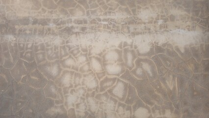 Obraz premium Grunge concrete wall texture with paint drips and rough surface background. Abstract grunge concrete wall texture with peeling paint and dripping stains on rough grey surface.