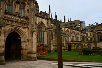 Manchester Cathedral in Manchester, UK