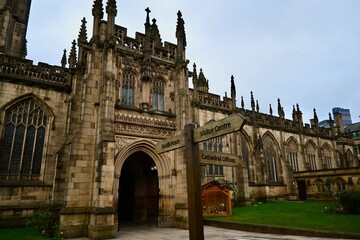 Manchester Cathedral in Manchester, UK
