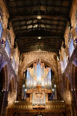 Manchester Cathedral in Manchester, UK