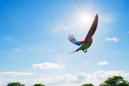 bird in the sky