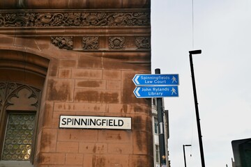 Spinningfields in Manchester, UK
