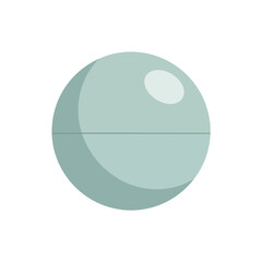 Teal Sphere with Highlight