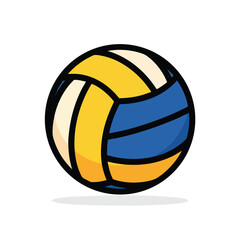 Colorful Volleyball Icon