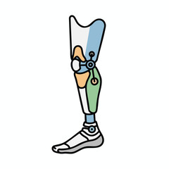 Illustration of a Prosthetic Limb