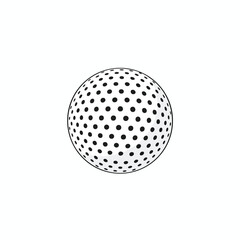 Close up of a Polka Dot Patterned Sphere for Creative Design Projects