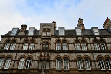 Landscape and buildings in Liverpool, UK