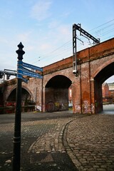 Brick building in Manchester, UK