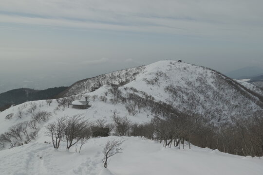 岡山県の那岐山(2026年2月14日撮影)