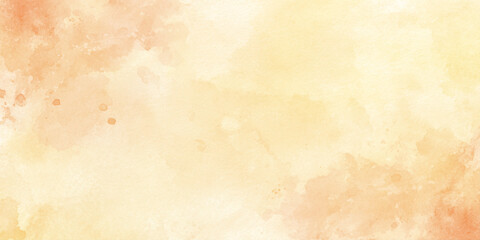 Soft yellow and orange watercolor background featuring smooth pastel gradients cloud-like textures ideal for modern design project.