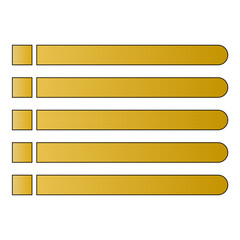 Blank infographic template with horizontal steps or options. A simple and clean layout for a list, menu, or business presentation with copy space.