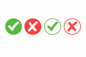 Simple Check Mark Icons Set © Motin