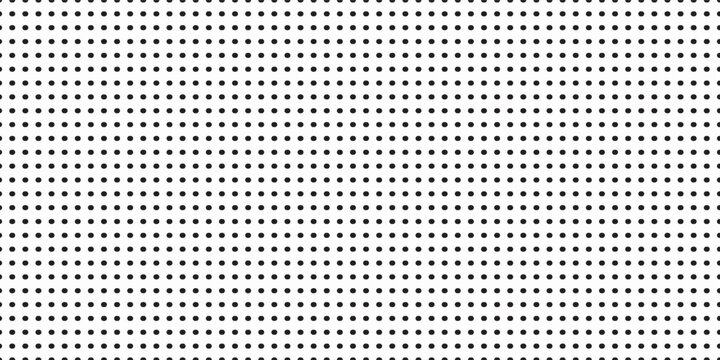 Dot pattern seamless background. Polka dot pattern template Monochrome dotted texture