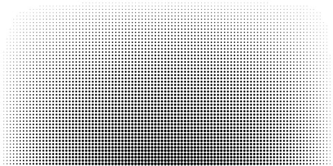 Dotted halftone gradient texture. Fading polka dot background. Repeated dots gradation pattern. © inayah