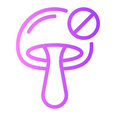 Obraz premium dangerous gradient icon