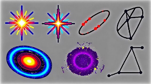 Cosmic Celestial Bodies and Symbols