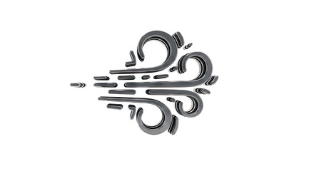 Abstract Wind Gust Icon