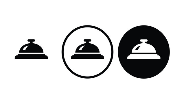 icon bell black outline for web site design 
and mobile dark mode apps 
Vector illustration on a white background