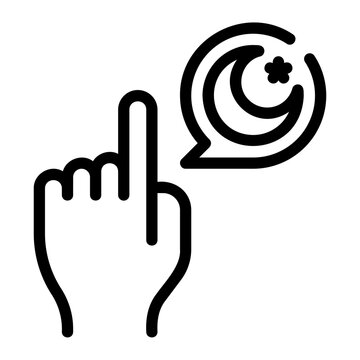 tauhid line icon
