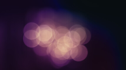 Lavender and rose bokeh clouds swirling together, a warm dreamy constellation of glowing circles suspended in a tranquil night sky.  © Elizabeth