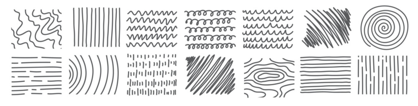 hand draw crosshatch line drawning different pen scratch