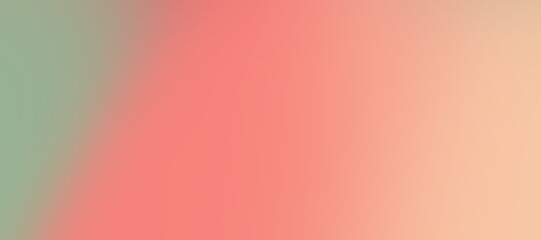 Subtle gradient background featuring soft transitions between muted green, coral, and peach tones © Hokyubi