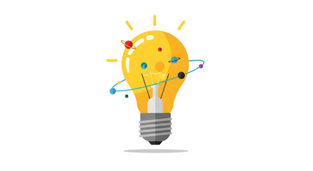 Fototapeta premium A long, ascending staircase leads towards a mysterious keyhole-shaped doorway, casting a deep shadow, symbolizing opportunity and access.