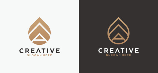 OilTech Energy, Modern Industrial Technology Logo Concept