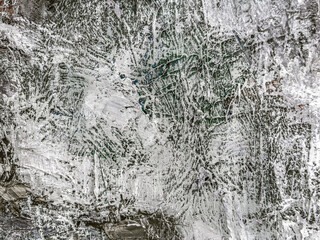 impasto oil painting on canvas. closeup detailed view.