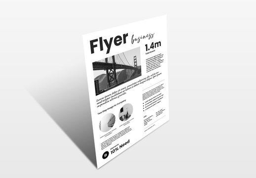 US Letter Flyer Mockup