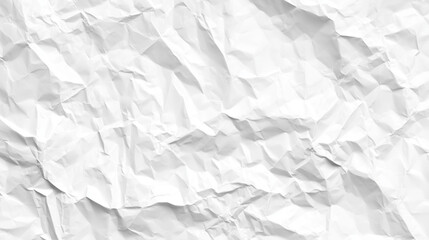 Obraz premium 白いしわ加工の紙テクスチャ背景素材・ナチュラルなクラフト風バックグラウンド